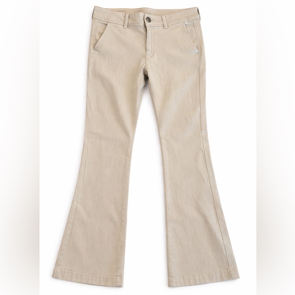 AE Super Stretch Soft Flare Khaki Pants - Size 12 Short (29-30” inseam)